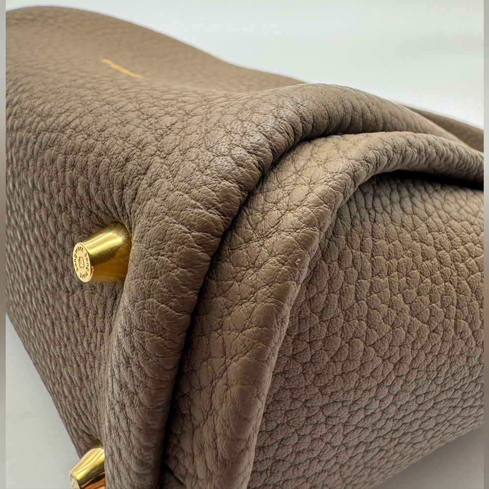 Songmont Mini leather top handle bag - Picture 7 of 14